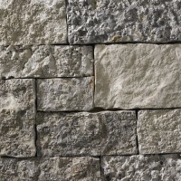 A grey stone veneer perfect for any hardscape idea on the exterior or interior of any home or landscape.