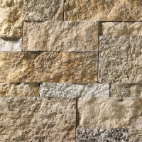 A tan and grey stone veneer perfect for any hardscape idea on the exterior or interior of any home or landscape.