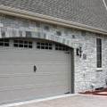 The exterior of a home outfitted with Sterling Grey stone veneer from Halquist's Blend Collection.