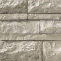 A light, neutral grey stone veneer perfect for any hardscape idea on the exterior or interior of any home or landscape.